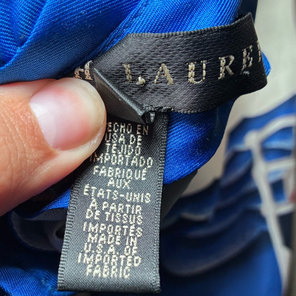 Ralph Lauren Size 6 Adreanna Crepe De Chine Top - Picture 5 of 12